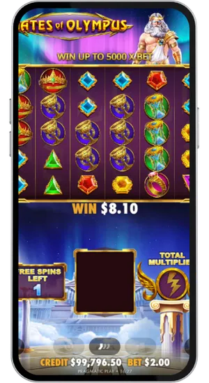 Gates of Olympus gratis spins ronde met lopende multiplier