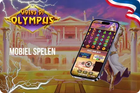 Casino Gates of Olympus spelen op mobiel met smartphone en tablet