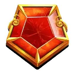 Rode edelsteen Symbol